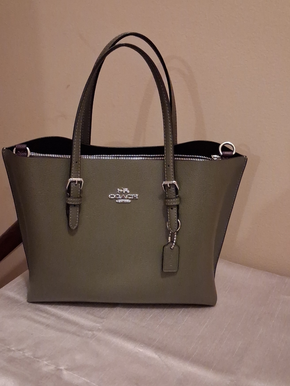 Coach Olivia Tote Bag in Olive Green